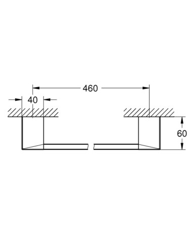 Тримач для рушників Grohe Selection Cube (40767000)