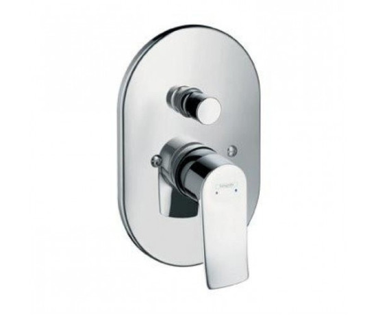 Смеситель для ванны Hansgrohe Metris, однорычажный, хром (31484000)
