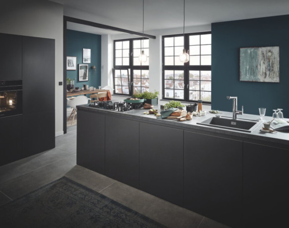 Кухонная мойка гранитная Grohe K700, 56x51, серый (31651AT0)