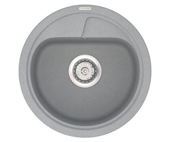 Кухонна мийка гранітна Vankor Polo, 45x45, сірий (POLO PMR 01.45 GRAY)