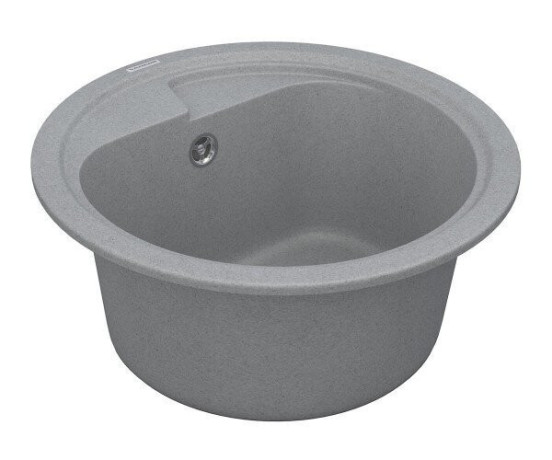 Кухонна мийка гранітна Vankor Polo, 45x45, сірий (POLO PMR 01.45 GRAY)