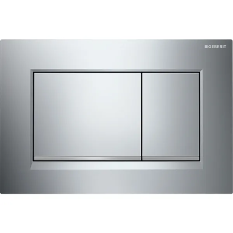 Змивна клавіша Geberit Sigma 30, глянцевий хром, матовий хром (115.883.KH.1)