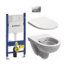 Комплект: Унітаз Kolo Nova Pro Rimfree + Інсталяція Geberit Duofix Delta + Кришка Soft-Close + Клавіша Delta 21 (M33120000+458.126.00.1+M30112000+115.125.46.1)
