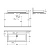 Умивальник накладний Grohe Cube Ceramic, 60 (3947700H)
