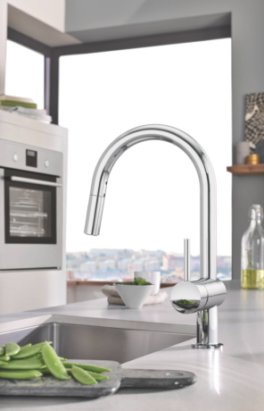 Змішувач для кухні Grohe Minta, одноважільний, хром (32321002)