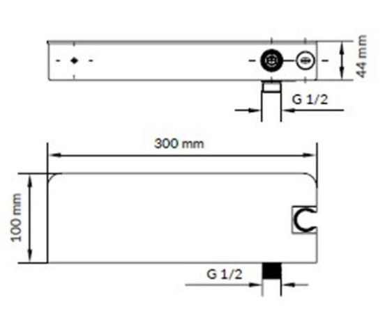 Душовий гарнітур Excellent Fix Fit Clif (AREX.SS.040CR)