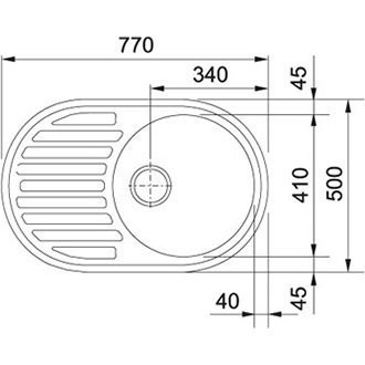 Кухонна мийка гранітна Franke ROG 611, 77x50, бежевий (114.0254.780)