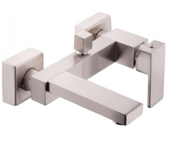 Смеситель для ванны Newarc Cubic, однорычажный, никель (871511N)