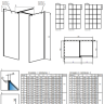 Душова стінка Radaway Walk-In Modo New Black III Factory 95 (389095-54-55)
