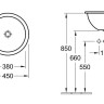 Умивальник врізний Villeroy&Boch Loop&Friends, 45 (614045R3)