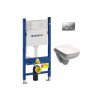 Комплект: Унітаз Kolo Nova Pro Rimfree + Інсталяція Geberit Duofix Delta + Кришка Soft-Close + Клавіша Delta 21 (M39018000+458.126.00.1+M30116000+115.125.46.1)