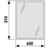 Дзеркало у ванну Jika Clear, 60x81 (H4557211731441)