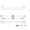 Поручень для ванної Steinberg Serie 650 (650 2630)