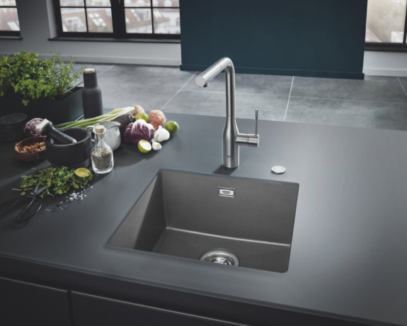 Кухонна мийка гранітна Grohe K700U, 46x41, сірий (31653AT0)