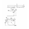 Умивальник накладний Grohe Euro Ceramic, 60 (39337000)
