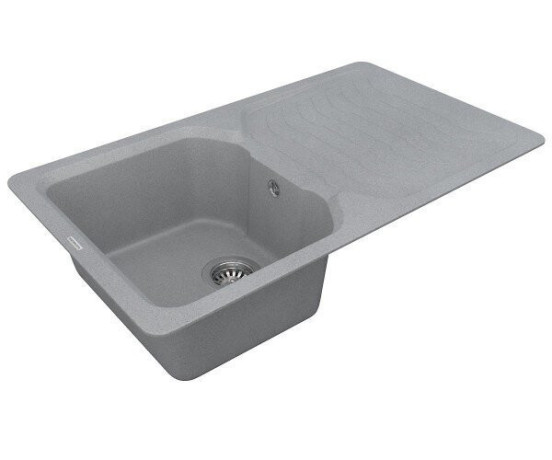 Кухонная мойка гранитная Vankor Sigma, 85x50, серый (SIGMA SMP 02.85 GRAY)