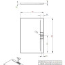 Душовий піддон Radaway Giaros D, 100x80 (MKGD1080-03)