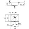 Кухонна мийка гранітна Grohe K700U, 53x46, сірий (31654AT0)
