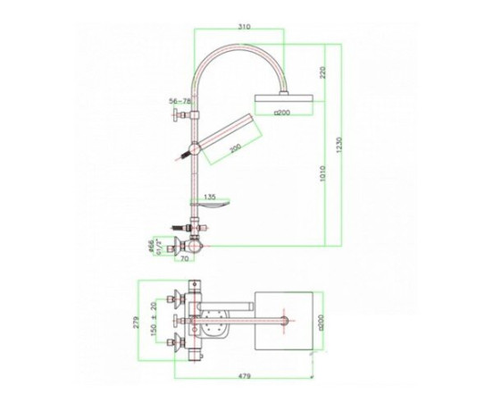 Душова система Fiore X-Termo (31CR0983)