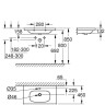 Умивальник накладний Grohe Euro Ceramic, 80 (3958400H)