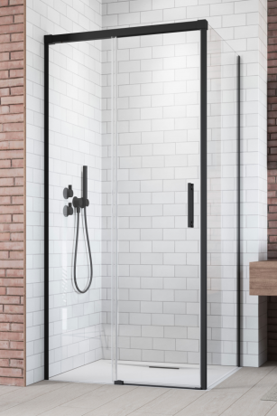 Душевая стенка Radaway Idea Black S1 90, левая (387050-54-01L)