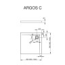 Душовий піддон Radaway Argos C, 100x100 (4AC1010-01)