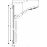 Душовий гарнітур Hansgrohe Raindance Select 150/Unica S Puro (26626000)