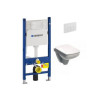 Комплект: Унітаз Kolo Nova Pro Rimfree + Інсталяція Geberit Duofix Delta + Кришка Soft-Close + Клавіша Delta 50 (M39018000+458.126.00.1+M30116000+115.135.11.1)