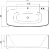 Ванна с гидромассажем Balteco Loop, 189x89 (LOOP)