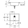 Кухонна мийка гранітна Grohe K700U, 61x46, чорний (31655AP0)