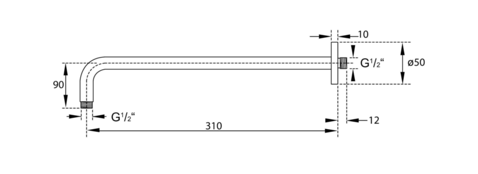 Кронштейн для верхнего душа Steinberg Serie 111 (111 7900)