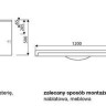 Умивальник накладний Marmorin Moira Bis, 120 (280120022)