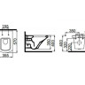 Унитаз подвесной Idevit Vega (SETK2804-0606-001-1-10000)