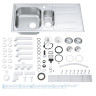 Кухонна мийка сталева Grohe K300, 97x50 (31564SD0)
