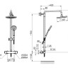 Душова система KFA Armatura Luna (5716-910-00)