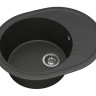 Кухонная мойка гранитная Vankor Sity, 61х50, черный (SITY SMO 02.61 BLACK)