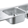 Кухонна мийка сталева Grohe K400, 116x50 (31587SD0)