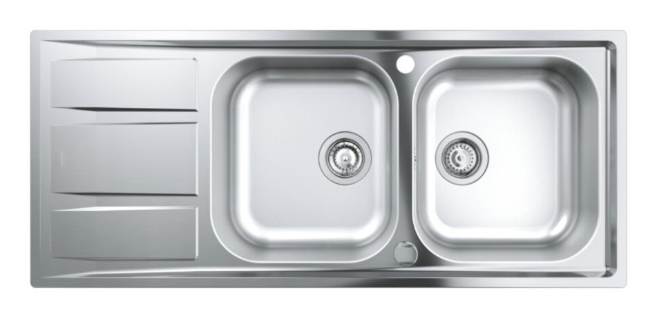 Кухонна мийка сталева Grohe K400, 116x50 (31587SD0)