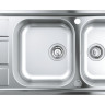 Кухонна мийка сталева Grohe K400, 116x50 (31587SD0)