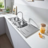 Кухонна мийка сталева Grohe K400, 116x50 (31587SD0)