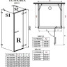 Душова кабіна Radaway Euphoria KDJ+S, права, 110x110 (383023-01R)