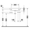 Умивальник підвісний Duravit D-Code, 50 (7065000082)