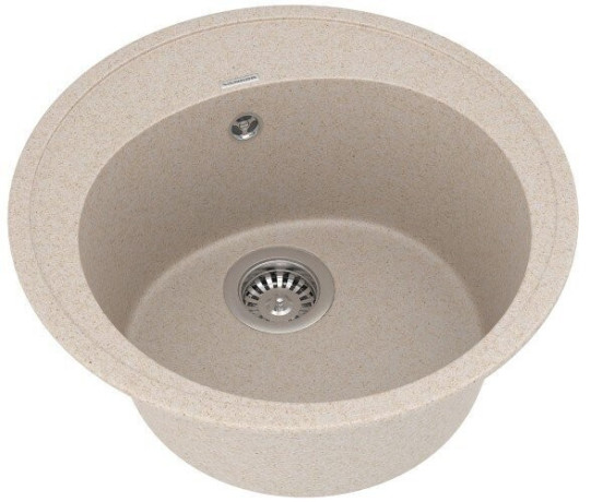 Кухонная мойка гранитная Vankor Sity, 50х50, бежевый (SITY SMR 01.50 BEIGE)