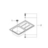 Кухонна мийка сталева Grohe K400, 86x50 (31566SD0)