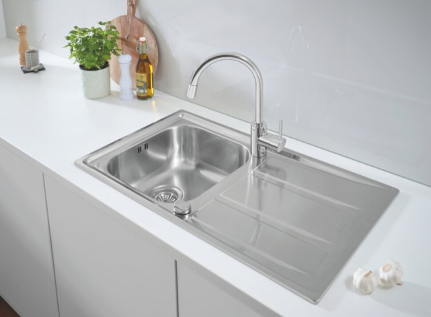 Кухонна мийка сталева Grohe K400, 86x50 (31566SD0)