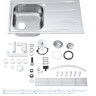Кухонна мийка сталева Grohe K400, 86x50 (31566SD0)
