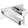 Cмеситель для умывальника Hansgrohe Metris S, однорычажный, хром (31163000)