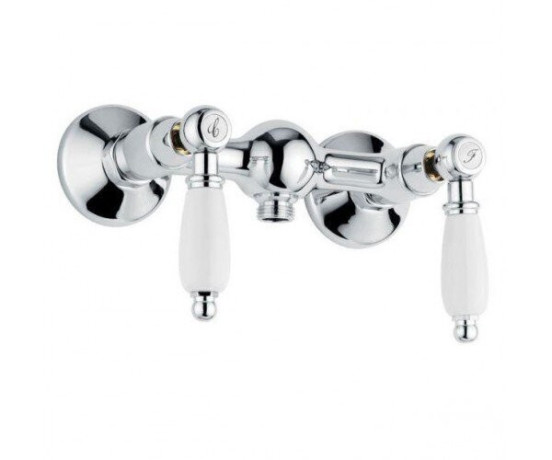 Змішувач для душу Emmevi Deco Ceramica, двовентильний, золото (OR121002)
