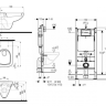 Комплект: Унитаз Kolo Nova Pro Rimfree + Инсталляция Geberit Duofix Delta + Крышка Soft-Close + Клавиша Delta 51 (M39018000+458.126.00.1+M30116000+115.105.11.1)