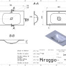 Умивальник JESSEL 800 MIRASOFT